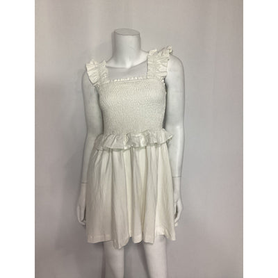 Tularosa 'Hillary' White Linen Mini Dress Size XXS