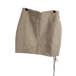 House Of Harlow 1960 Tailored Oatmeal Lisbon Size S Skirt NWT