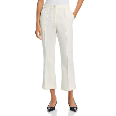 Milly Boucle Cream Betsy Pants Size 2