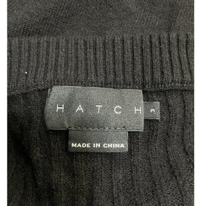 Hatch Cozy Black Melissa Sweater Dress Size 3