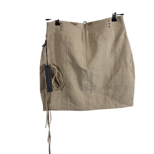 House Of Harlow 1960 Tailored Oatmeal Lisbon Size S Skirt NWT