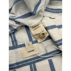 Donni. 'The Poplin' Grey Cotton Shirt Size S