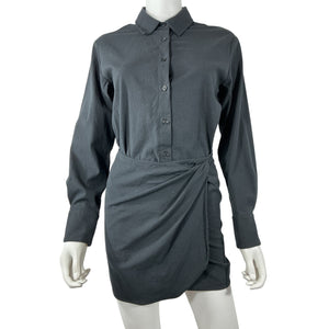 Reformation Collared Black Weston Dress Size 0