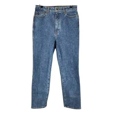 Khaite Cropped Blue Abigail Denim Jeans Size 29