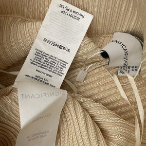 Significant Other Ribbed Beige Sofia Knit Pants Size 4