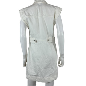Veronica Beard Sleeveless White Jax Dress Size 8