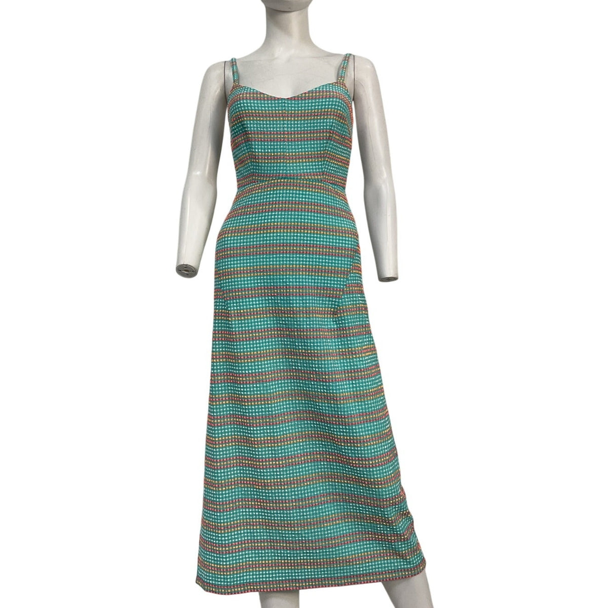 Rachel Comey Textured Turquoise Lawson Midi Dress Size 0