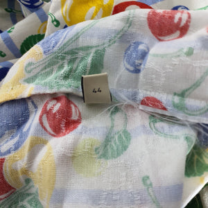 Gucci Print Cherry Stripe Size 44 IT/ US 8 Shirt