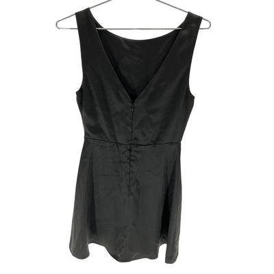 Reformation 'Zaria' Black Silk Dress Size 4