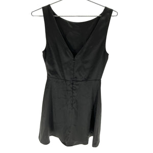 Reformation 'Zaria' Black Silk Dress Size 4