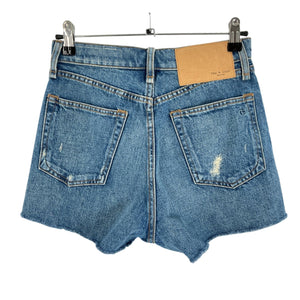 Rag & Bone Distressed Blue Denim Shorts Size 24