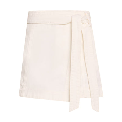 Neiman Marcus Belted White Agee Skort Size 2