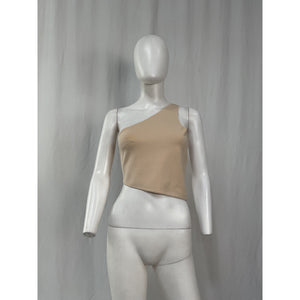 A.L.C. Asymmetric Beige Colby Top Tank Size M