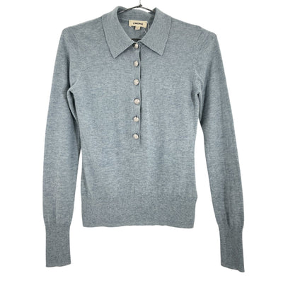 L'Agence Knit Blue Sterling Sweater Size XXS