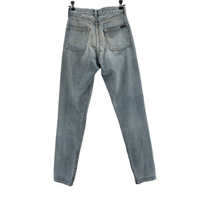 Saint Laurent Slim Blue Cotton Fit Denim Jean Size 24