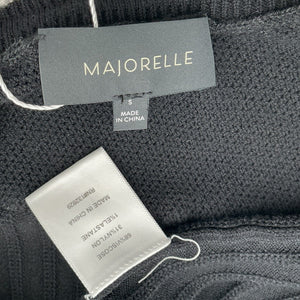 Majorelle Ruffled Black Brielle Tank Top Size S