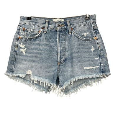 Agolde Vintage Blue Parker Shorts Size 25
