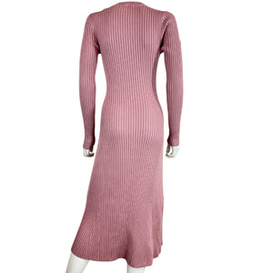 Hatch Ribbed Pink Eliana Dress Size 2