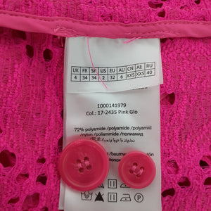 Rotate Birger Christensen Sheer Pink Lace Size 2 Blazer