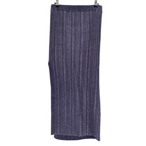 Misa Los Angeles Ribbed Purple Gloria Skirt Size M