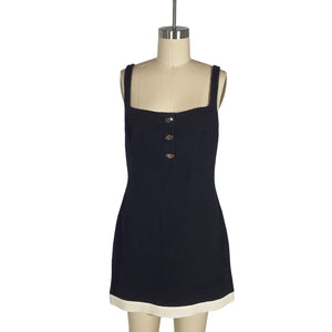 Alexis Chic Black Sorena Mini Dress Size M
