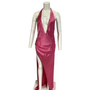 Retrofête Satin Candy Pink Valeria Gown Size M NWT