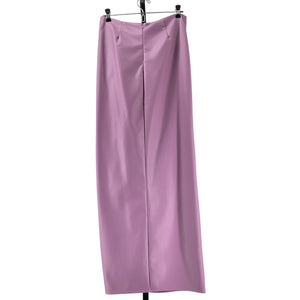 Line & Dot Faux Leather Orchid Carmela Skirt Size L