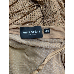 Retrofête Embellished Tannin Shilo Maxi Dress Size XXS