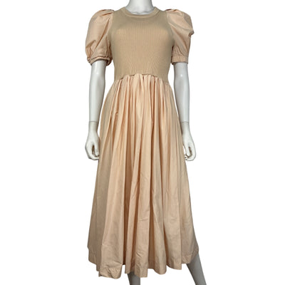 Line & Dot Chic Pink Laurel Midi Dress Size L