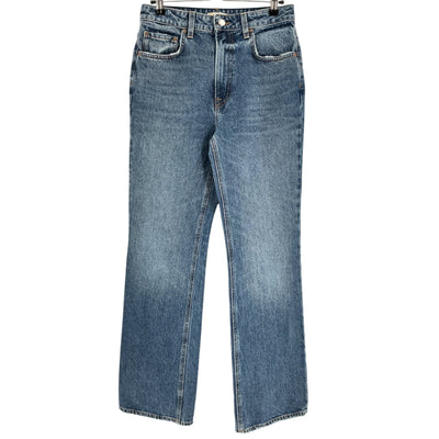 Grlfrnd Petite High Rise Bootcut Blue Melanie Denim Jeans Size 27