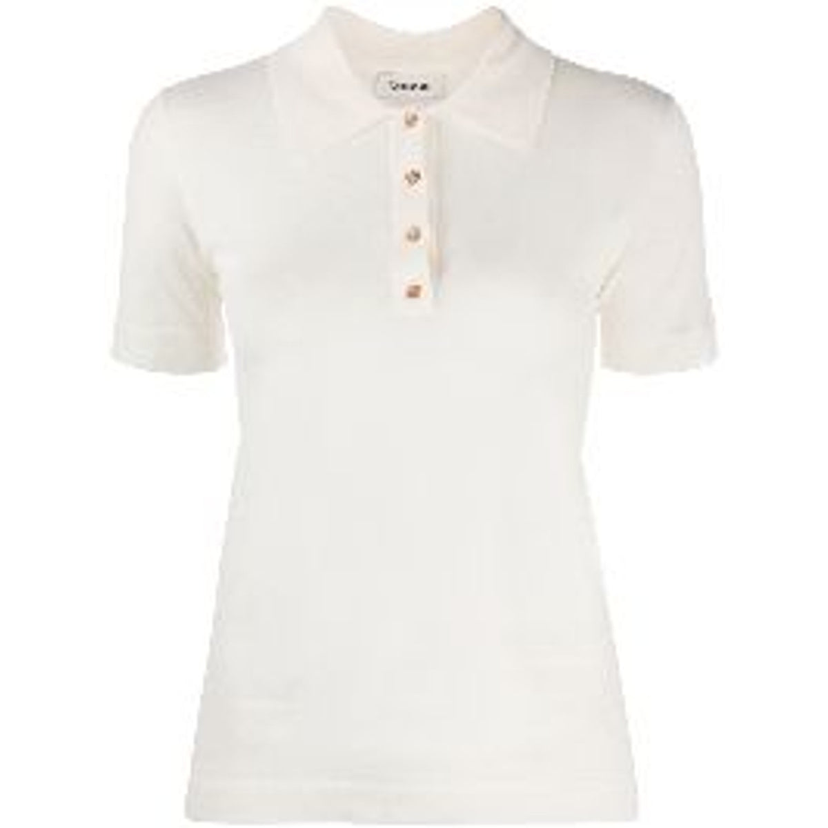 Nanushka Fine Knit Beige Polo Size XS Merino Wool Shirt