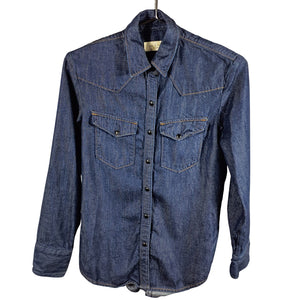 Rag & Bone Iconic Dark Denim Shirt Size XS