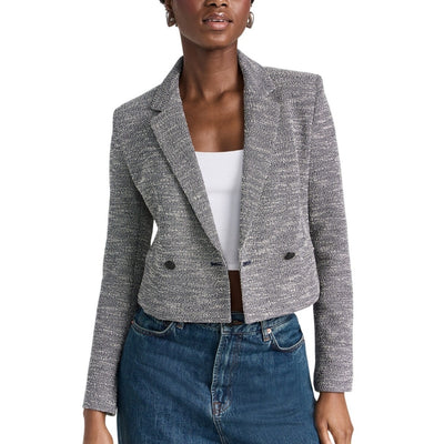 Rag & Bone Tweed Gray Josie Blazer Size 2