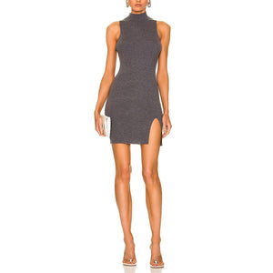 Sablyn Ribbed Gray Lauren Dress Size L