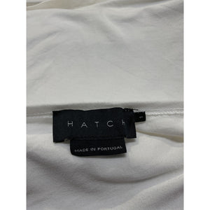 Hatch 'The Perfect Vee' White V Neck Top Size 1