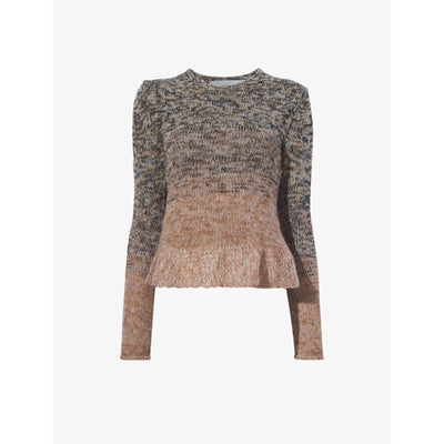 Proenza Schouler 'Marl' Gray Knit Crew Neck Sweater Size S