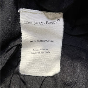 Loveshackfancy Ruffled Black Natasha Dress Size Petit