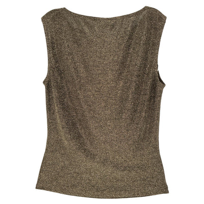 Reformation Shimmering Tan Dusk Knit Tank Size S