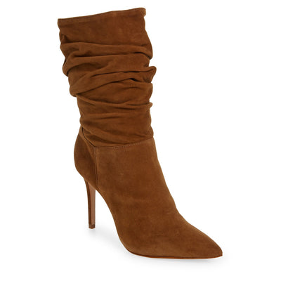 Schutz Suede Brown Ashlee Slouch Boot Size 9.5 M