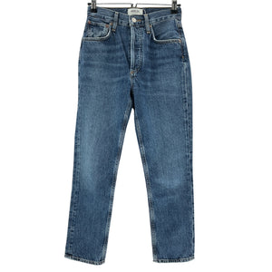 Agolde Vintage Blue Riley Crop Denim Jeans Size 23