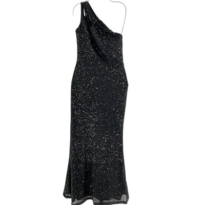 Mac Duggal Elegant Black One Shoulder Gown Size 0