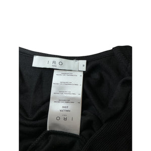 Iro Ruched Black Hallya Shirt Size M
