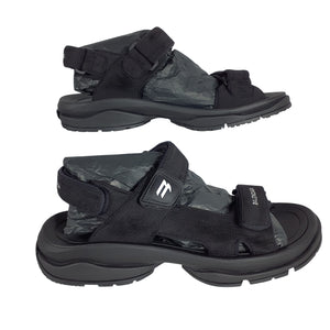 Balenciaga Sleek Black Tourist Sandal Size IT 46 / US 12.5-13 NWT