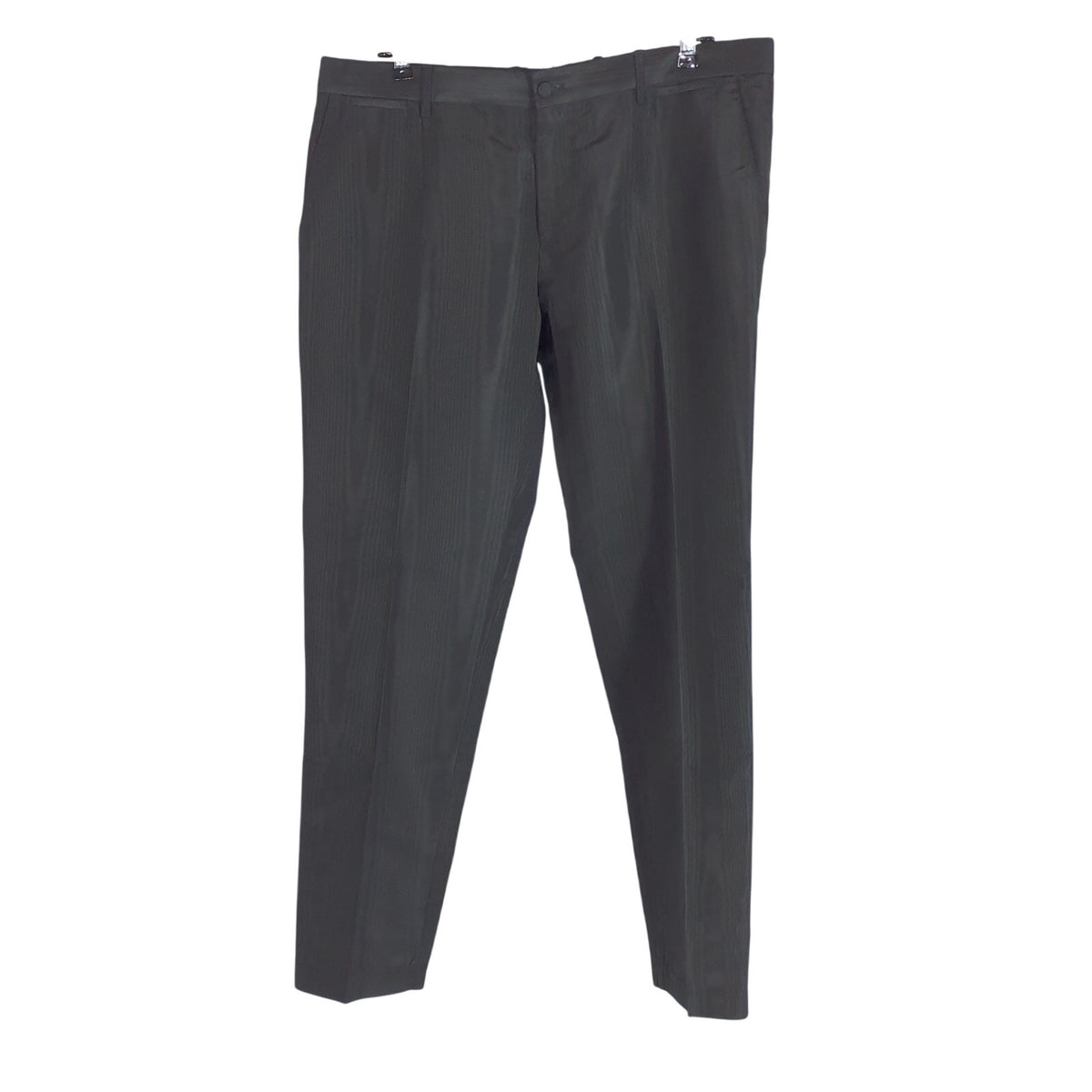 Dolce & Gabbana Tailored Black Taffeta Trousers Size 36 R US / 56 EU