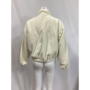 Beyond Yoga Feeling 'Chill' White Cotton Jacket Size M