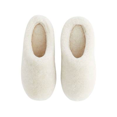 Kith Cozy Cream Myla Shearling Slippers Size 35