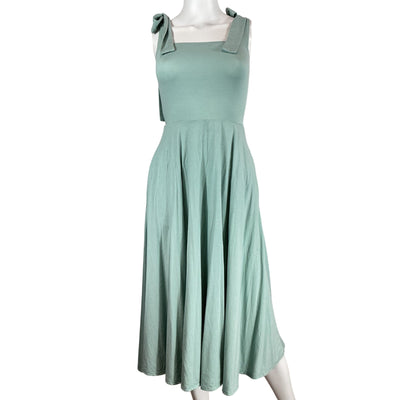 Reformation Knit Turquoise Edita Dress Size XS