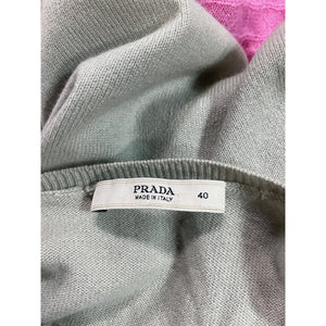 Prada Classic Sage Crew Neck Sweater Size 40 IT / US 4
