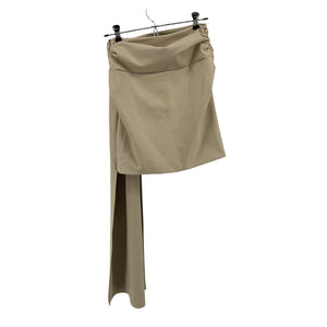 Lapointe Sleek Tan Faux Leather Mini Skirt Size 0