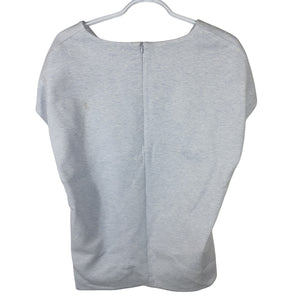 Rosetta Getty Minimalist Blue Crossover Melange Jersey Size S Top